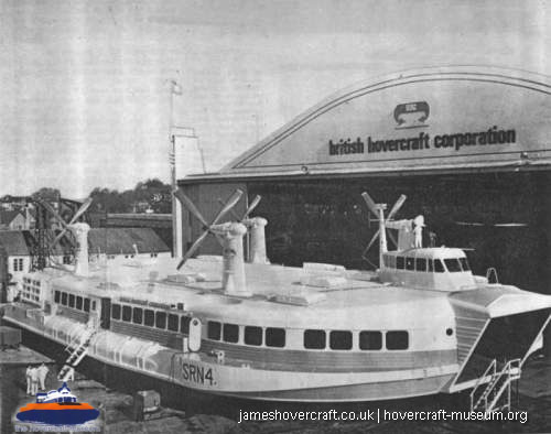 SRN4 prototype GH-2007 -  (credit: The <a href='http://www.hovercraft-museum.org/' target='_blank'>Hovercraft Museum Trust</a>).